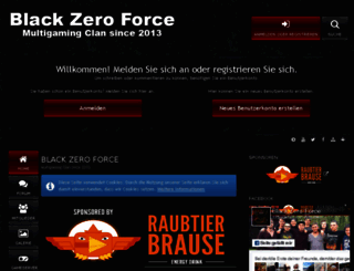 black-zero-force.de screenshot