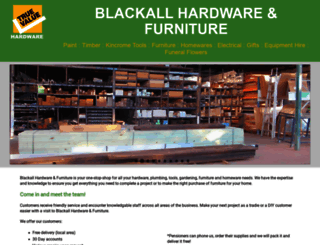 blackallhardware.com.au screenshot