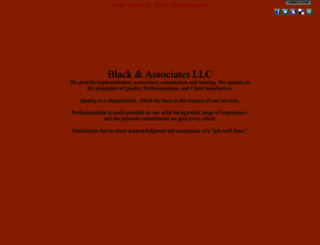 blackandassocs.com screenshot