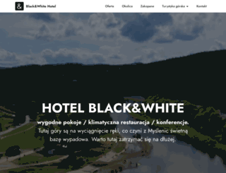blackandwhitehotel.pl screenshot