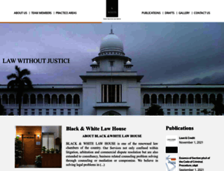 blackandwhitelawhouse.com screenshot