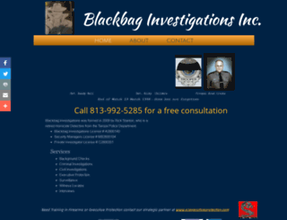 blackbaginvestigations.com screenshot
