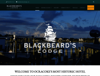 blackbeardslodge.com screenshot