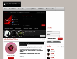 blackbeats.fm screenshot