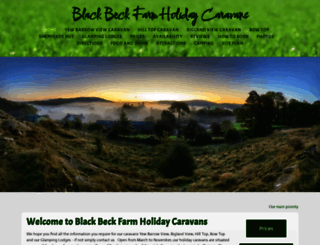 blackbeckfarmholidaycaravans.co.uk screenshot