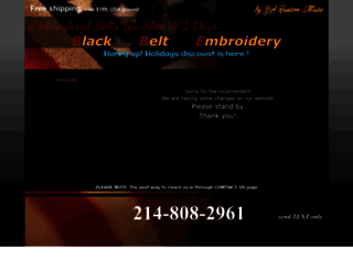 blackbeltembroidery.com screenshot
