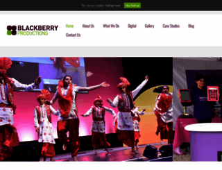 blackberryproductions.co.uk screenshot