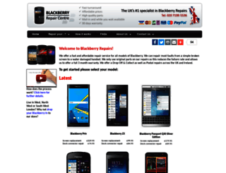 blackberryrepaircentre.com screenshot