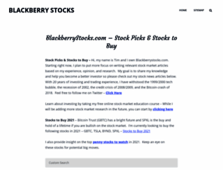 blackberrystocks.com screenshot