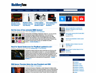 blackberrytune.com screenshot
