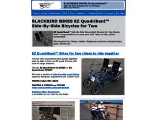 blackbirdbikes.com screenshot