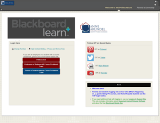 blackboard.aacps.org screenshot