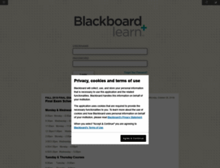 blackboard.cccua.edu screenshot