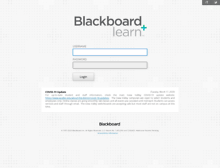 blackboard.iavalley.edu screenshot