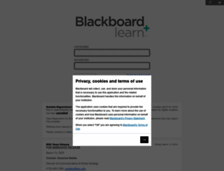 blackboard.irsc.edu screenshot