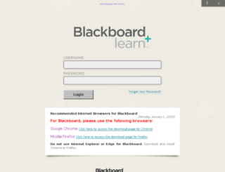 blackboard.mckendree.edu screenshot