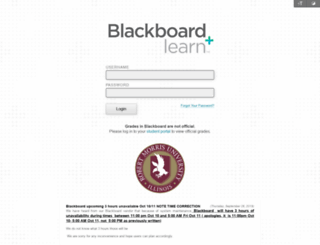 blackboard.robertmorris.edu screenshot
