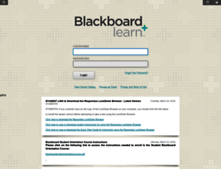 blackboard.swic.edu screenshot