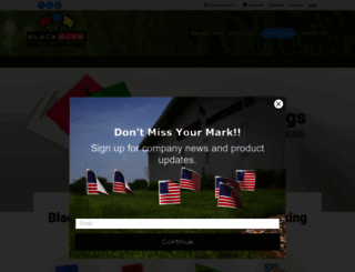 blackburnflag.com screenshot