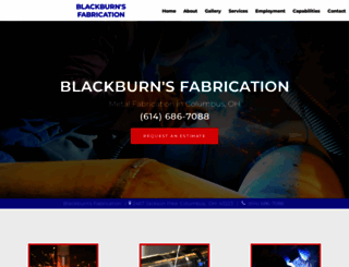 blackburnsfab.com screenshot