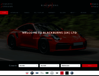 blackburnsuk.co.uk screenshot