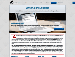 blackcat-cms.org screenshot