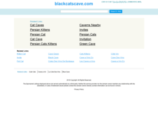 blackcatscave.com screenshot
