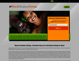 blackchristiandating.co.za screenshot