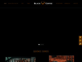 blackcoffeegallery.com.mx screenshot