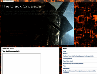 blackcrusadeleague.blogspot.co.nz screenshot