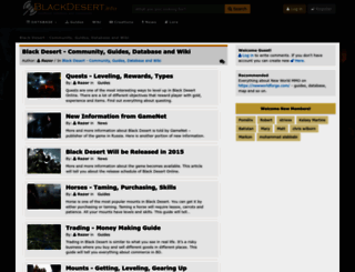 blackdesert.info screenshot