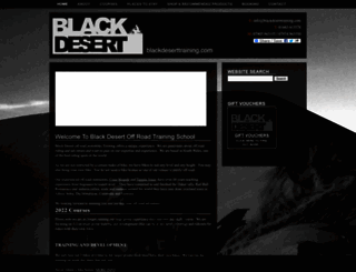 blackdeserttraining.com screenshot