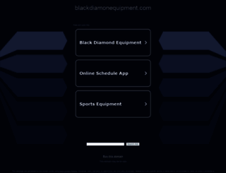 blackdiamonequipment.com screenshot