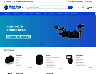 blackdogcamerahire.com.au screenshot