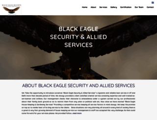 blackeaglesecurity.in screenshot