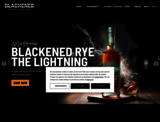 blackenedwhiskey.com screenshot