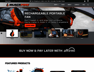 blackfire-usa.com screenshot