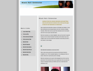 blackhairextension.com screenshot