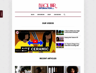 blackhairinformation.com screenshot