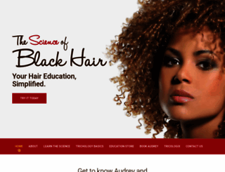 blackhairscience.com screenshot