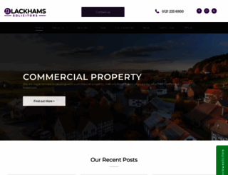 blackhams.com screenshot