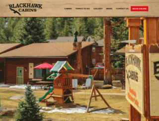 blackhawklodges.com screenshot