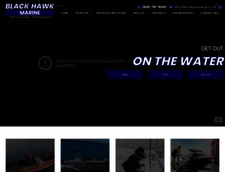 blackhawkmarineboats.com screenshot