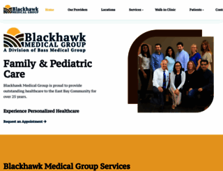 blackhawkmedicalgroup.com screenshot