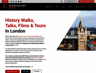 blackhistorywalks.co.uk screenshot