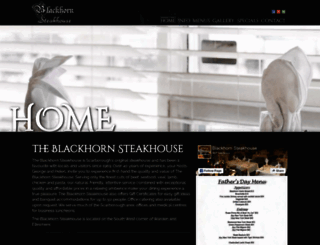 blackhornsteakhouse.ca screenshot