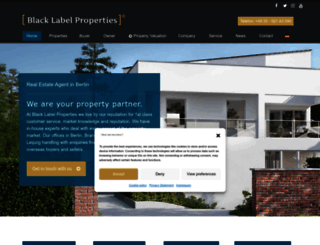 blacklabel-properties.com screenshot