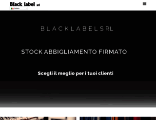 blacklabelonline.it screenshot