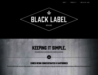 blacklabelthc.com screenshot