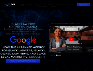 blacklawfirmmarketing.agency screenshot